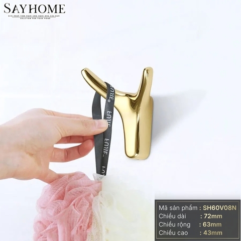 Móc treo hiện đại màu vàng gold SH60V08N tại thành phố Hồ Chí Minh