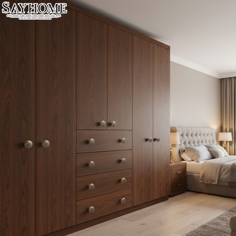 Núm tủ hiện đại màu đồng và vàng đồng SH7050