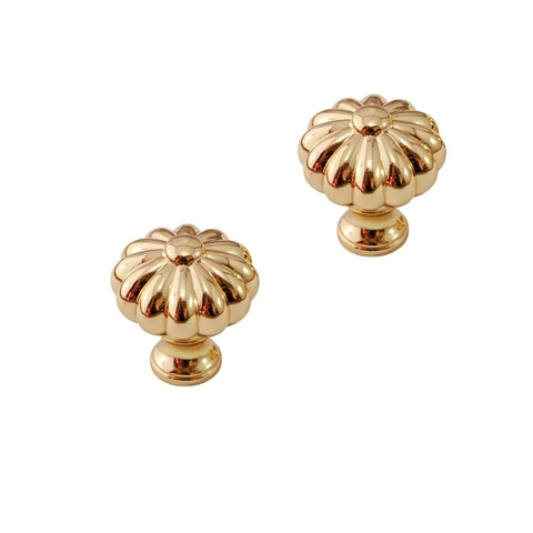 Núm tủ tân cổ điển vintage màu vàng gold SH8014