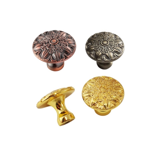 Núm tủ tân cổ điển vintage màu đồng, vàng đồng và vàng gold SH8209