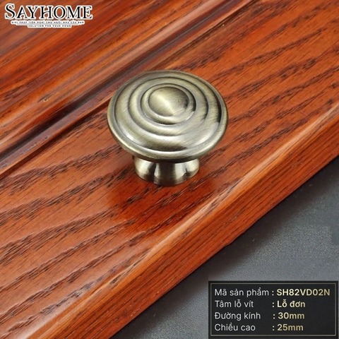Núm tủ tân cổ điển vintage màu vàng gold, đồng, đồng đỏ SH82VD02N tại thành phố Hồ Chí Minh