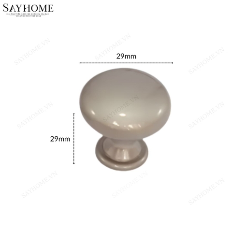 Núm tủ hiện đại màu bạc SH8801