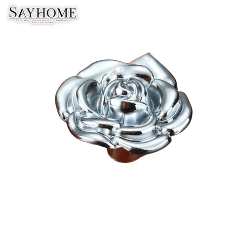 Núm tủ tân cổ điển vintage màu vàng gold, inox SH8841