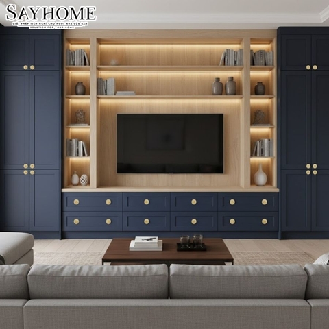 Núm tủ tân cổ điển vintage màu vàng gold, đồng SH8842