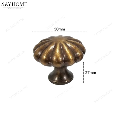Núm tủ tân cổ điển vintage màu vàng, trắng, đồng, đen SH8853 tại thành phố Hồ Chí Minh