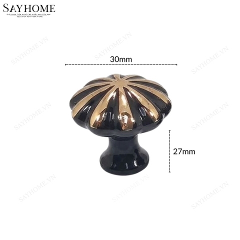 Núm tủ tân cổ điển vintage màu vàng, trắng, đồng, đen SH8853 tại thành phố Hồ Chí Minh