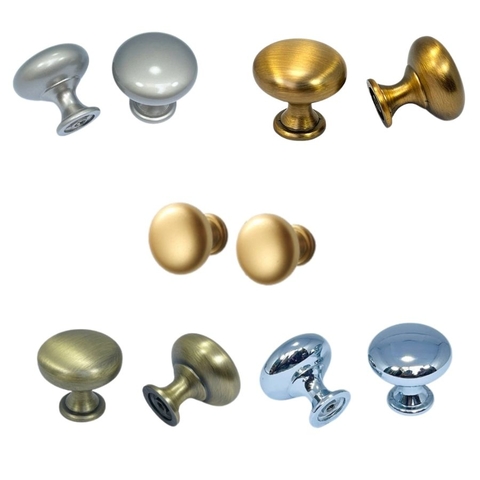 Núm tủ hiện đại màu đồng, vàng đồng, bạc, inox bóng và vàng mờ SH8905