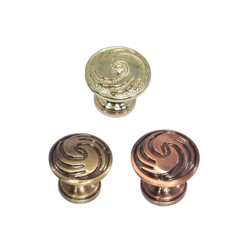 Núm tủ tân cổ điển màu vàng, đồng SH8939