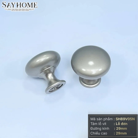 Núm tủ hiện đại màu đồng, vàng đồng, bạc, inox bóng và vàng mờ SH89V05N tại thành phố Hồ Chí Minh