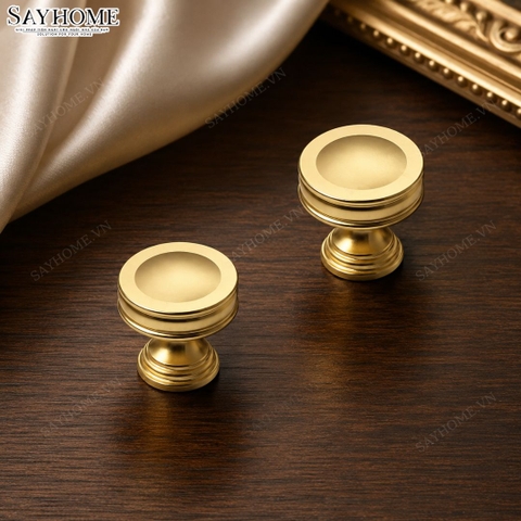 Núm tủ tân cổ điển vintage màu vàng gold SH9331 tại thành phố Hồ Chí Minh