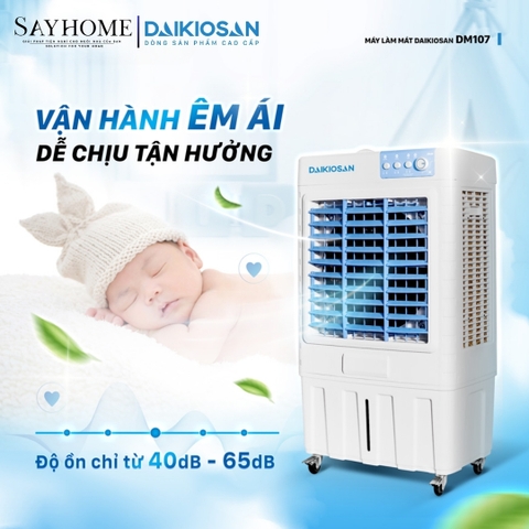 Quạt điều hòa hơi nước Daikiosan DM107 40 Lít - Chính hãng