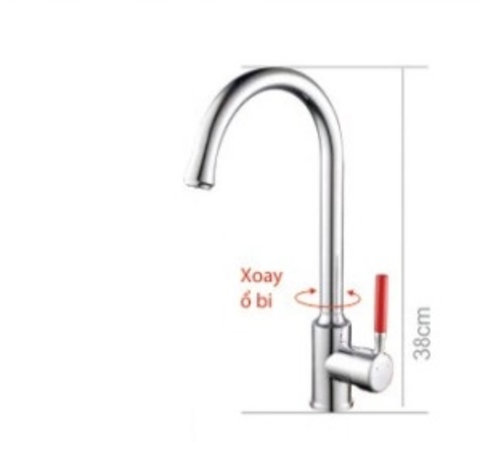 Vòi rửa chén bát inox nóng lạnh B-GEM BG-V11