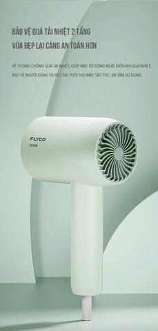 Máy sấy tóc Flyco FH1622VN chính hãng giá tốt, bảo hành 2 năm