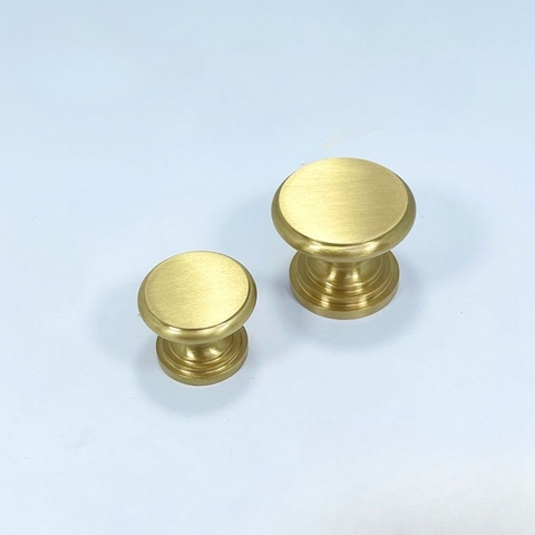 Núm tủ tân cổ điển vintage màu vàng gold SH303