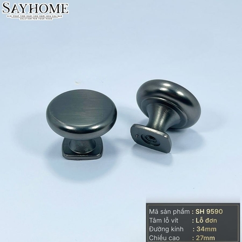 Núm tủ hiện đại màu xám ghi SH9590