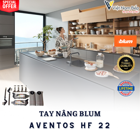 Bộ tay nâng Blum HF 22 cho cánh rộng 700mm