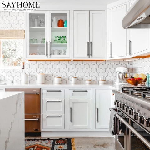 Tay nắm đũa hiện đại màu bạc SH026