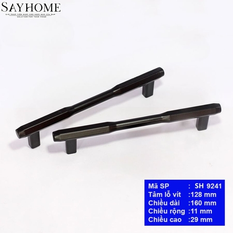 Tay nắm đũa hiện đại màu đen SH9241