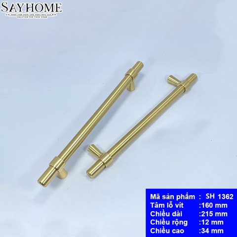 Tay nắm đũa hiện đại màu vàng SH1362