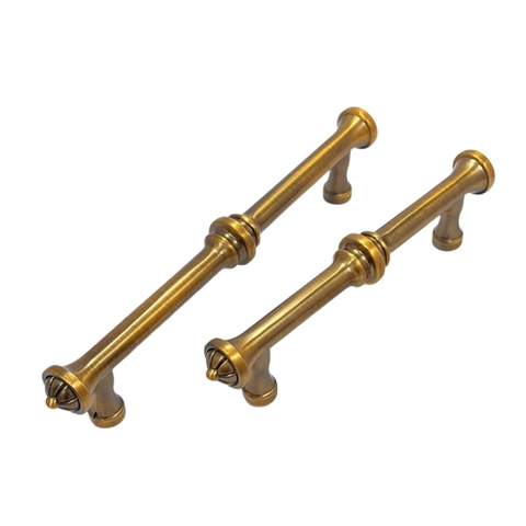 Tay nắm đũa tân cổ điển Vintage màu vàng đồng SH1681