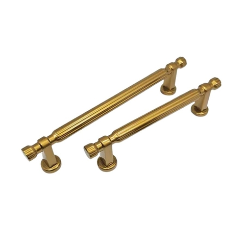 Tay nắm đũa tân cổ điển vintage màu vàng đồng SH3177