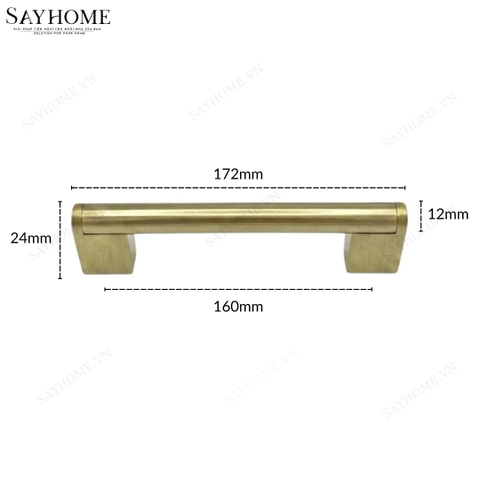 Thông số kĩ thuật Tay nắm tủ tân cổ điển vintage màu vàng gold SH023 tại Thành phố Hồ Chí Minh