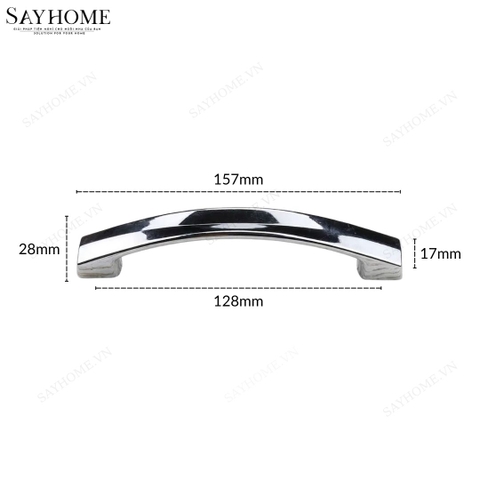Tay nắm tủ hiện đại màu inox SH1007 tại thành phố Hồ Chí Minh