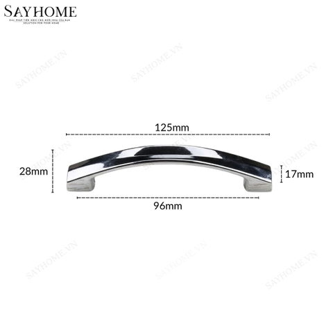 Tay nắm tủ hiện đại màu inox SH1007 tại thành phố Hồ Chí Minh