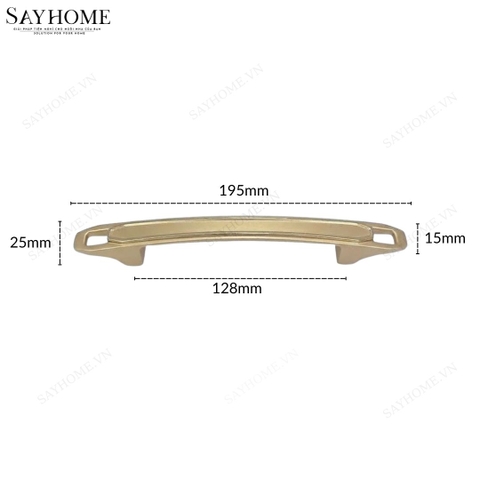Tay nắm tủ tân cổ điển màu vàng gold SH1050 tại thành phố Hồ Chí Minh