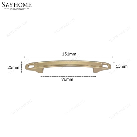 Tay nắm tủ tân cổ điển màu vàng gold SH1050 tại thành phố Hồ Chí Minh