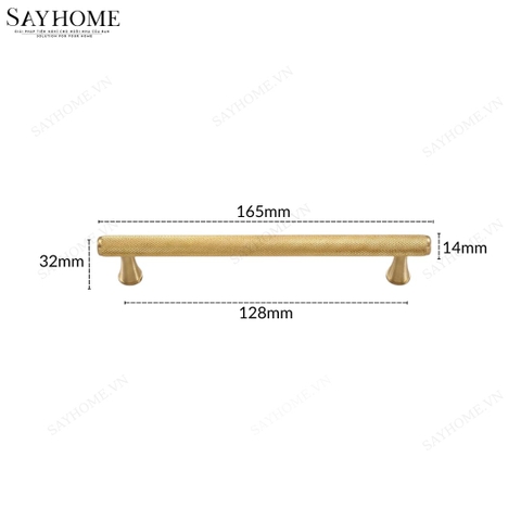 Tay nắm đũa hiện đại màu vàng Gold 18k SH1166 tại thành phố Hồ Chí Minh