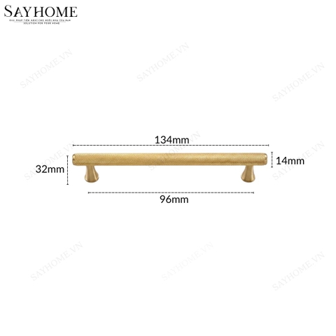 Tay nắm đũa hiện đại màu vàng Gold 18k SH1166 tại thành phố Hồ Chí Minh