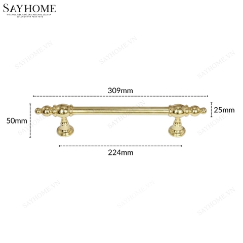 Tay nắm tủ tân cổ điển màu vàng gold 18k SH1388 tại thành phố Hồ Chí Minh