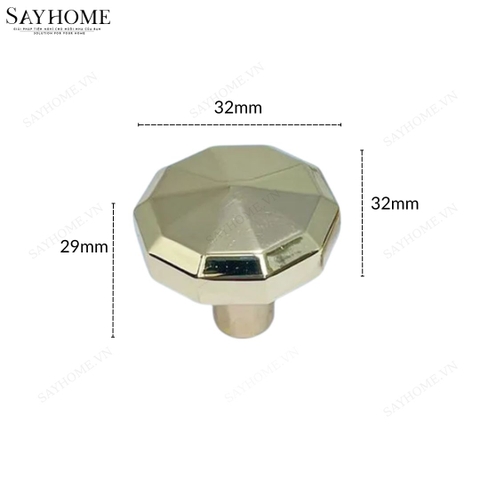Núm tủ hiện đại màu vàng gold SH1816 tại thành phố Hồ Chí Minh