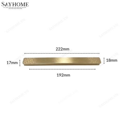 Tay nắm tủ hiện đại màu vàng gold SH2424 tại thành phố Hồ Chí Minh