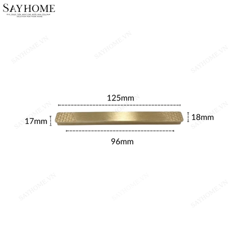 Tay nắm tủ hiện đại màu vàng gold SH2424 tại thành phố Hồ Chí Minh