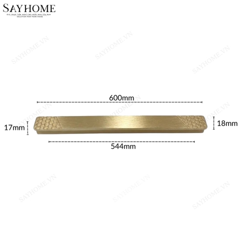 Tay nắm tủ hiện đại màu vàng gold SH2424 tại thành phố Hồ Chí Minh