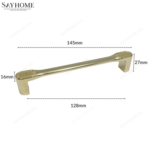 Tay nắm tủ hiện đại màu vàng GOLD SH2803