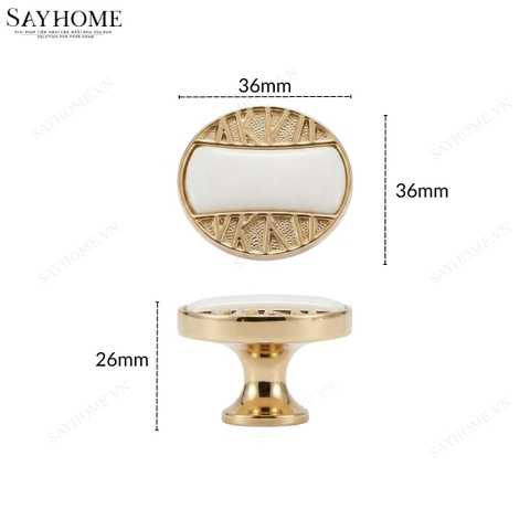 Núm tủ hiện đại màu vàng gold SH2808 tại thành phố Hồ Chí Minh