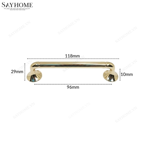 Tay nắm tủ hiện đại màu vàng gold SH2812 tại thành phố Hồ Chí Minh