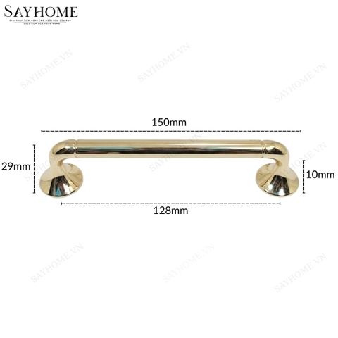Tay nắm tủ hiện đại màu vàng gold SH2812 tại thành phố Hồ Chí Minh