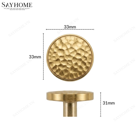 Núm tủ hiện đại màu vàng gold SH2844 tại thành phố Hồ Chí Minh