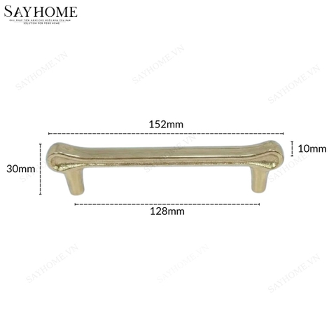 Tay nắm tủ hiện đại màu vàng gold SH3306 tại thành phố Hồ Chí Minh
