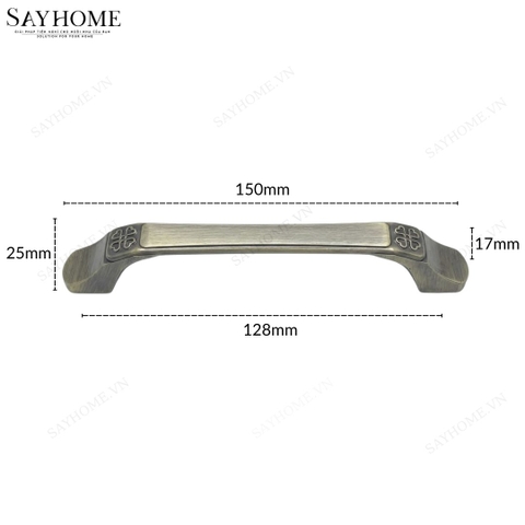 Tay nắm tủ tân cổ điển Vintage màu đồng đen SH5516 tại thành phố Hồ Chí Minh