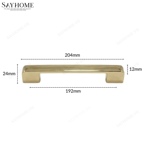Tay nắm tủ hiện đại màu vàng gold SH5523