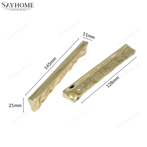 Tay nắm tủ hiện đại dạng thanh màu vàng gold 18k SH5563