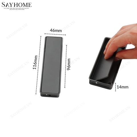 Tay nắm âm tủ hiện đại màu xám đen SH5X57D1 tại thành phố Hồ Chí Minh