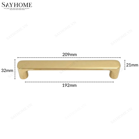 Tay nắm tủ hiện đại màu vàng SH5582 tại Thành phố Hồ Chí Minh