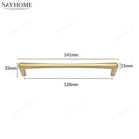 Tay nắm đũa hiện đại tối giản màu vàng mờ SH5609