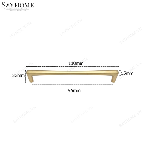 Tay nắm đũa hiện đại tối giản màu vàng mờ SH5609